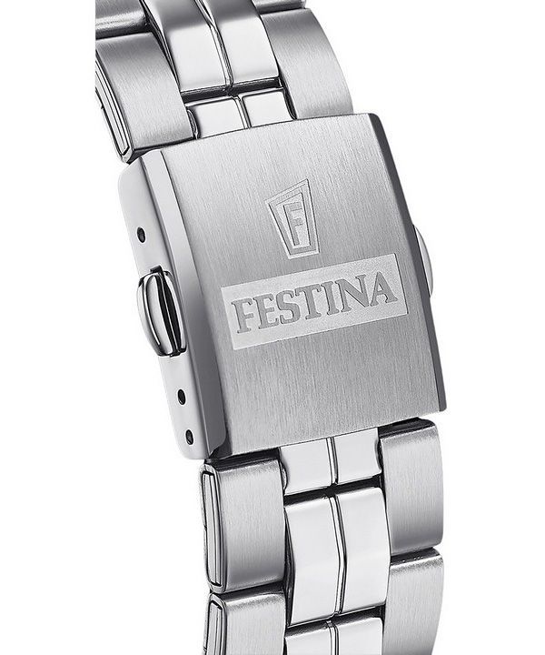 Festina Classics Stainless Steel Blue Dial Quartz F20437-3 Mens Watch 2 Festina Classics Stainless Steel Blue Dial Quartz F20437-3 Mens Watch