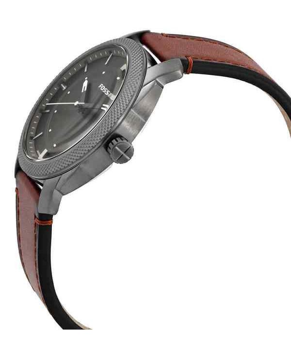 Fossil Machine Analog LiteHide Leather Strap Grey Dial Quartz FS5900 Mens Watch 2 Fossil Machine Analog LiteHide Leather Strap Grey Dial Quartz FS5900 Mens Watch