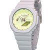 Casio G-Shock Natures Colour Series Analog Digital Yellow Dial Quartz GMA-S2100NC-4A 200M Womens Watch