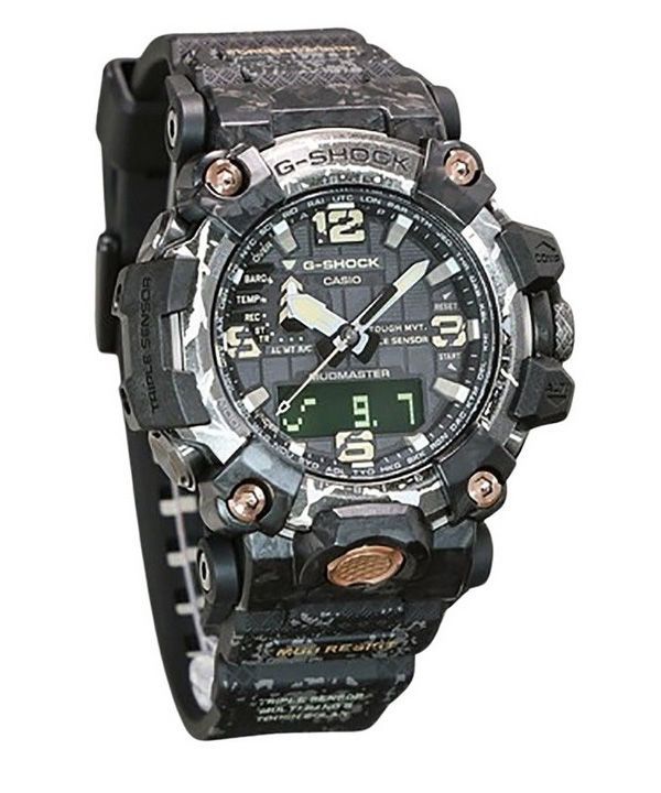 Casio G-Shock Mudmaster Master Of G-Land Analog Digital Black Dial Tough Solar GWG-2000CR-1A 200M Mens Watch