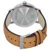 Iron Annie 100 Jahre Bauhaus Leather Strap White Dial Quartz 50461 Men's Watch