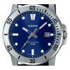 Casio Standard Analog Resin Strap Blue Dial Quartz MTP-VD01-2E Mens Watch