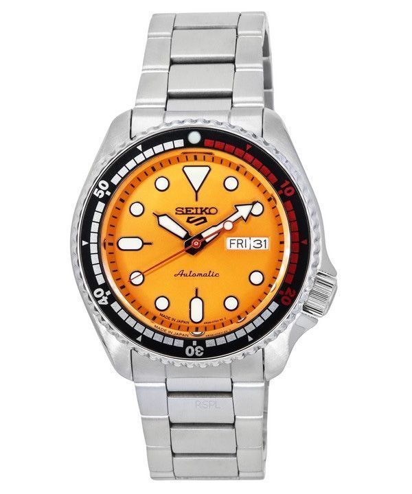 Seiko 5 Sports SKX 55th Anniversary Limited Edition Orange Dial 24 Jewels Automatic SRPK07J1 100M Mens Watch 1 Seiko 5 Sports SKX 55th Anniversary Limited Edition Orange Dial 24 Jewels Automatic SRPK07J1 100M Mens Watch
