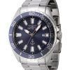 Invicta Ocean Voyage Stainless Steel Blue Dial Quartz 46278 Men's Watch