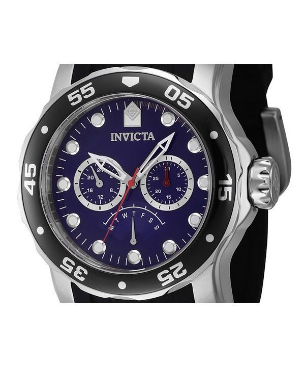 Invicta Pro Diver Retrograde GMT Blue Dial Quartz 46967 100M Men's Watch