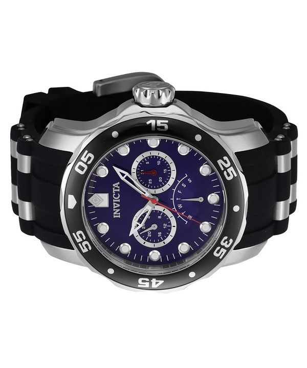 Invicta Pro Diver Retrograde GMT Blue Dial Quartz 46967 100M Men's Watch