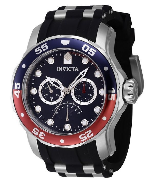 Invicta Pro Diver Retrograde GMT Pepsi Bezel Blue Dial Quartz 46968 100M Men's Watch 1 Invicta Pro Diver Retrograde GMT Pepsi Bezel Blue Dial Quartz 46968 100M Men's Watch
