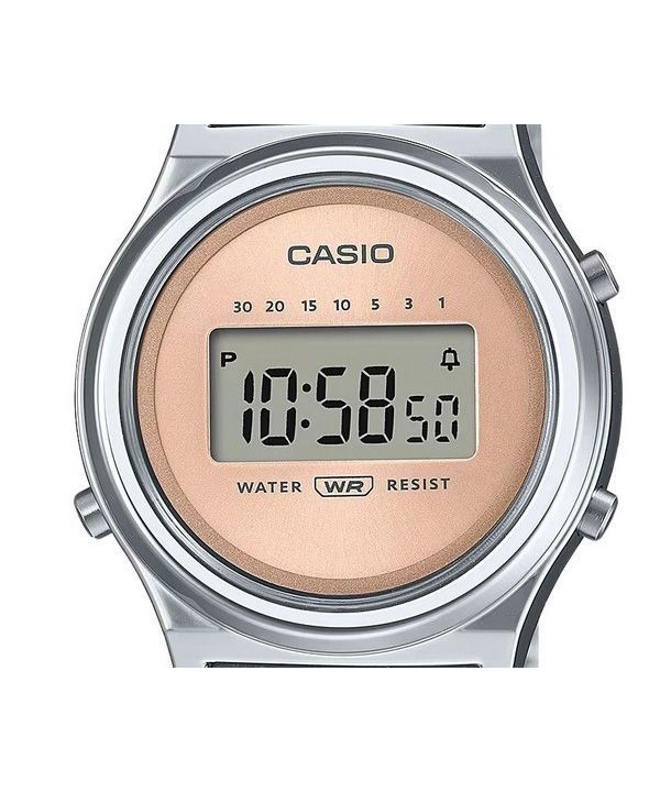 Casio Vintage Digital Stainless Steel Rose Gold Dial Quartz LA700WE 4A Women s Watch Citywatches .za