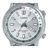 Casio Standard Analog Stainless Steel Silver Dial Quartz MTD-130D-7AV 100M Men's Watch