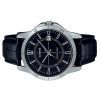 Casio Standard Analog Leather Strap Black Dial Quartz MTP-V004L-1C Men's Watch