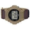 Casio Standard Brown Digital Cloth Strap Quartz W-219HB-5AV Men's Watch