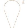 Swarovski Sparkling Dancing Cubic Zirconia Stone Rose Gold Tone Plated Necklace 5468084 For Women