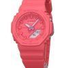 Casio G-Shock Analog Digital Resin Strap Pink Dial Quartz GMA-P2100-4A 200M Womens Watch