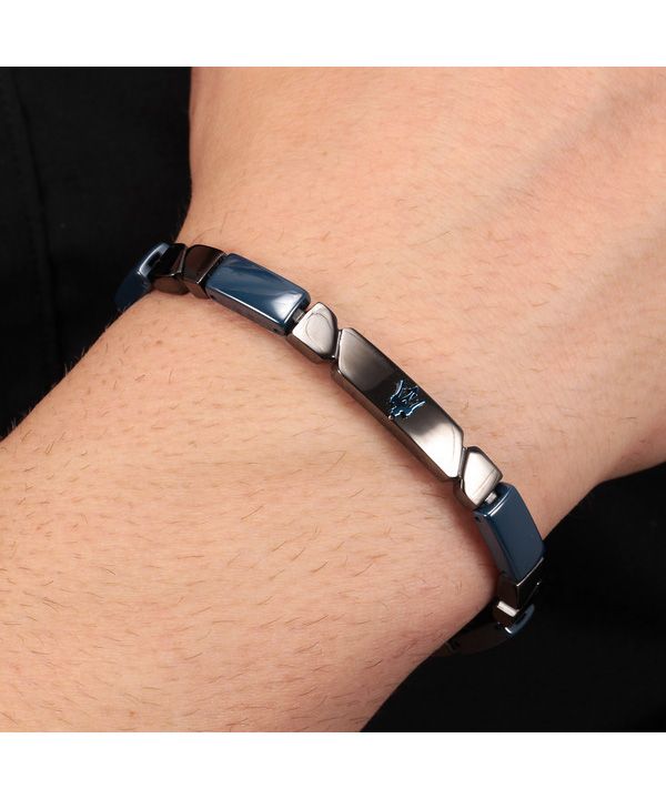 Maserati Jewels Stainless Steel And Ceramic Bracelet JM221ATZ01 For Men