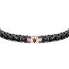Maserati Jewels Black Stainless Steel JM422ATZ13 Bracelet For Men