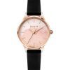 Oui & Me Bichette Pink Dial Leather Strap Quartz ME010275 Women's Watch