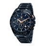 Maserati Traguardo Sport Chronograph Stainless Steel Blue Dial Quartz R8873612054 100M Men's Watch