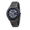 Maserati Stile Chronograph Stainless Steel Blue Skeleton Dial Quartz R8873642012 100M Men's Watch