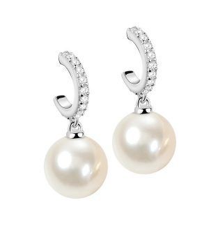 Morellato Perla Essenziale Silver Tone Earrings SANH03 For Women