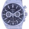 Seiko Neo Sports Chronograph Black Dial Quartz SSB397 SSB397P1 SSB397P 100M Mens Watch