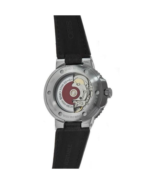 Oris Aquis Date Leather Strap Green Dial Automatic Diver's 01 733 7732 4157-07 5 21 10FC 300M Men's Watch 3 Oris Aquis Date Leather Strap Green Dial Automatic Diver's 01 733 7732 4157-07 5 21 10FC 300M Men's Watch