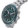 Citizen Promaster Sky A-T Radio Controlled Chronograph Green Dial Eco-Drive Diver's CB5004-59W 200M Men's Watch