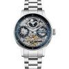 Ingersoll The Jazz Stainless Steel Blue Skeleton Dial Automatic I07707 Mens Watch