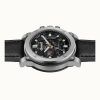 Ingersoll The Freestyle Leather Strap Skeleton Black Dial Automatic I14401 Men's Watch