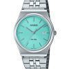 Casio Standard Stainless Steel Turquoise Dial Quartz MTP-B145D-2A1 Men's Watch