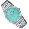Casio Standard Stainless Steel Turquoise Dial Quartz MTP-B145D-2A1 Men's Watch