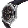 Orient Bambino Version 9 Classic Sun And Moon Phase Leather Strap Brown Dial Automatic RA-AK0804Y00C Men's Watch