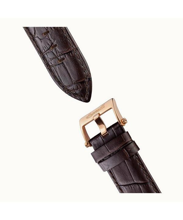 Ingersoll The Michigan Brown Leather Strap White Skeleton Dial Automatic I13302 Men's Watch 6 Ingersoll The Michigan Brown Leather Strap White Skeleton Dial Automatic I13302 Men's Watch