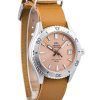 Orient Sports Leather Strap Apricot Dial Automatic Diver's RA-AC0Q05P10B 200M Men's Watch