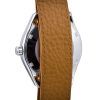 Orient Sports Leather Strap Apricot Dial Automatic Diver's RA-AC0Q05P10B 200M Men's Watch