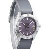 Orient Sports Leather Strap Lilac Dial Automatic Diver's RA-AC0Q07V10B 200M Men's Watch