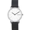 Skagen Signatur Lille Leather Strap White Dial Quartz SKW3120 Women's Watch