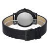 Skagen Signatur Leather Strap Black Dial Quartz SKW6902 Men's Watch