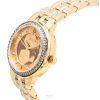 Bulova Classic Crystal Phantom Gold Tone Stainless Steel Champagne Dial Quartz 97L176 Women's Watch