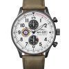 AVI-8 Hawker Hurricane Classic Chronograph Ivory Grayscale White Dial Quartz AV-4011-0B Men's Watch