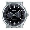 Casio Standard Analog Stainless Steel Black Dial Quartz MTP-E335D-1EV Men's Watch