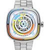 Sevenfriday T Series Bauhaus NFC Stainless Steel Multicolor Dial Automatic T1/08 SF-T1-08 Men's Watch