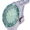 Edox SkyDiver Divers Stainless Steel Green Dial Automatic 801203VMVDN1 80120 3VM VDN1 1000M Mens Watch