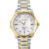 Bulova Marine Star Two Tone Stainless Steel Diamond Accents Mother Of Pearl Dial Quartz 98P227 100M Women's Watch