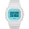 Casio G-Shock Digital White Resin Strap Quartz DW-5600TL-7 200M Men's Watch