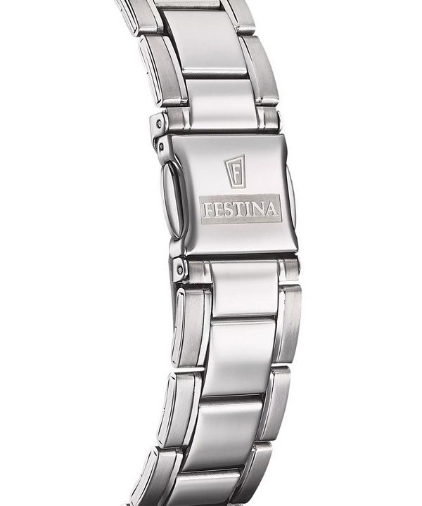 Festina Classic Stainless Steel White Dial Quartz F20511-2 Men's Watch 3 Festina Classic Stainless Steel White Dial Quartz F20511-2 Men's Watch