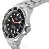Ratio FreeDiver GMT Series Sapphire Stainless Steel Black Dial Automatic RTF051 200M Men's Watch