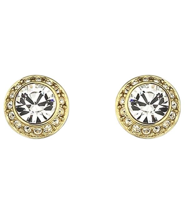Swarovski Angelic Stud Pierced Gold-Tone Earrings 5505470 For Women 3 Swarovski Angelic Stud Pierced Gold-Tone Earrings 5505470 For Women