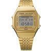 Casio Vintage Digital Smartphone Link Gold Tone Stainless Steel Quartz ABL-100WEG-9A Unisex Watch
