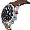 Iron Annie F13 Tempelhof Chronograph Brown Leather Strap Black Dial Quartz 56882 Men's Watch