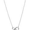 Pandora Moments Infinity Sterling Silver Collier Necklace With Clear Cubic Zirconia 398821C01-50 For Women